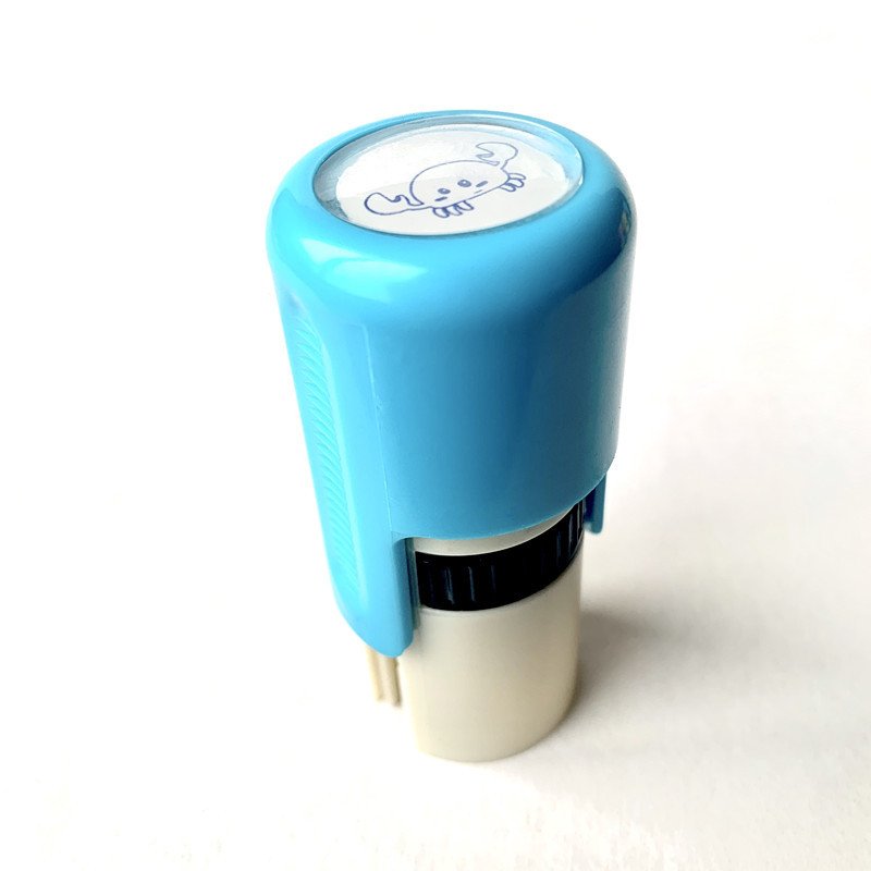 custom kids self inking stamp small cartoon toy stamps