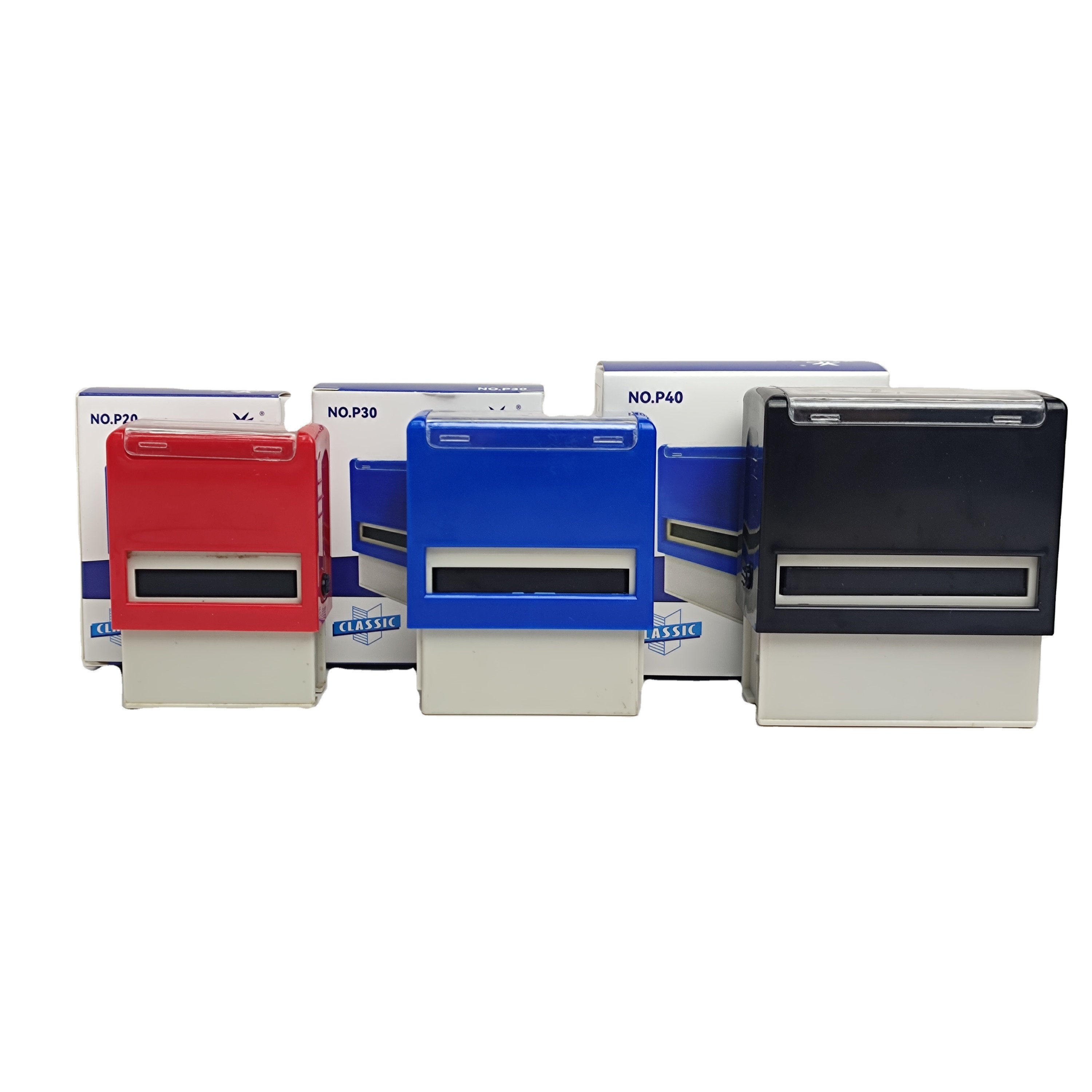 High Quality Rectangle Automatic Self Inking Rubber Stamps Custom Stamps for Office Use