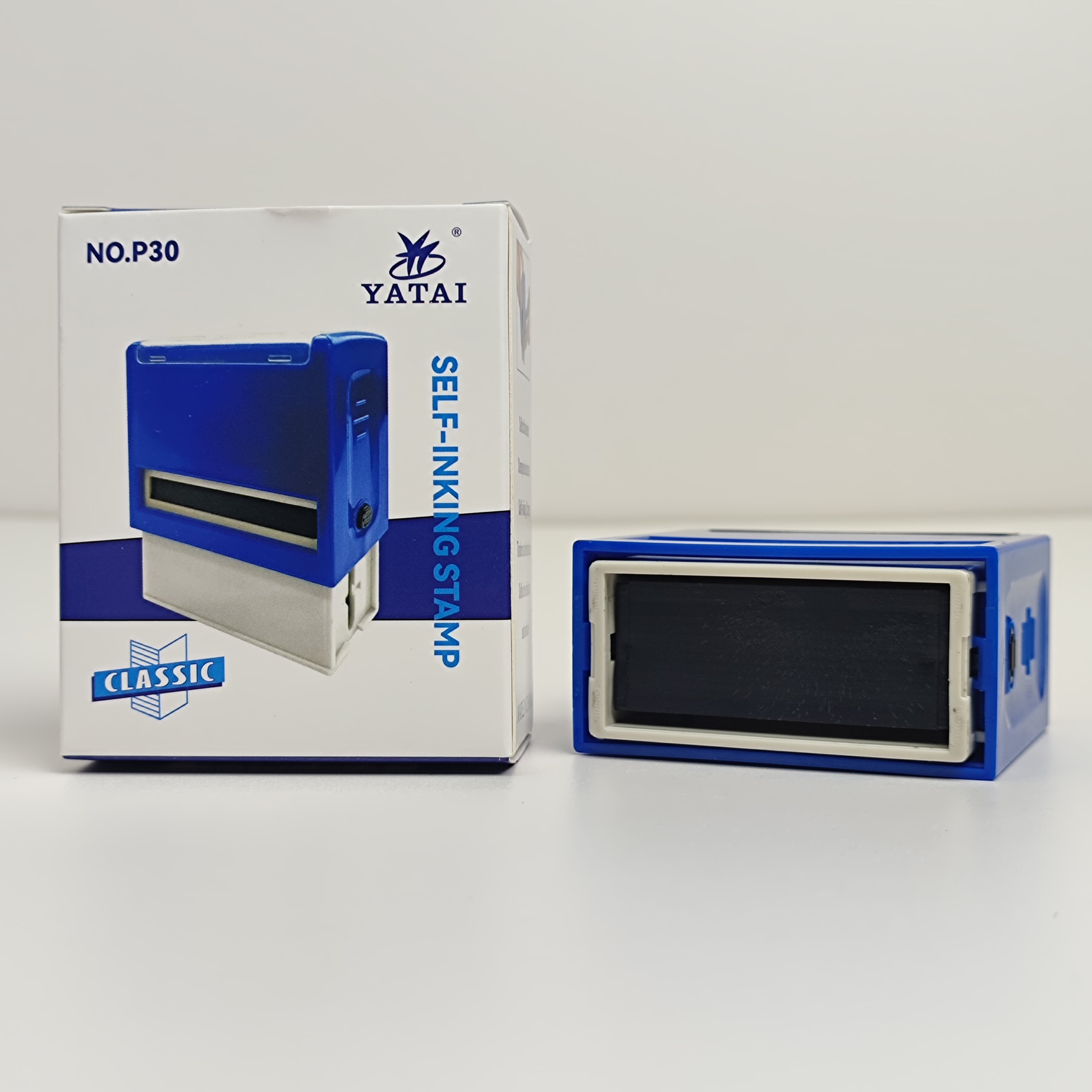 High Quality Rectangle Automatic Self Inking Rubber Stamps Custom Stamps for Office Use