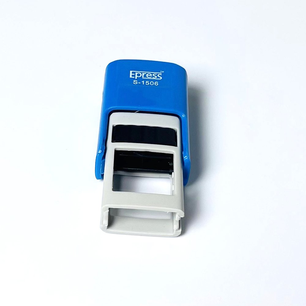 Office Business Logo Customized Texts Plastic Self Inking Rubber Stamp Blanks Self-inking Stamps