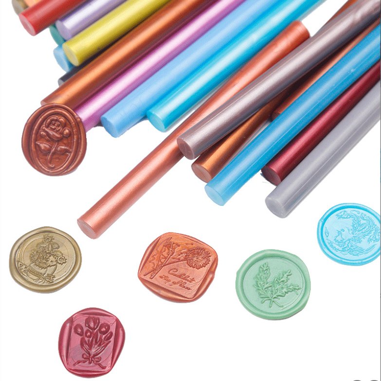 Best Sell 78 Colors Sealing Wax Glue Gun Wax Seal Sticks for Wax Seal Stamp Letter Wedding