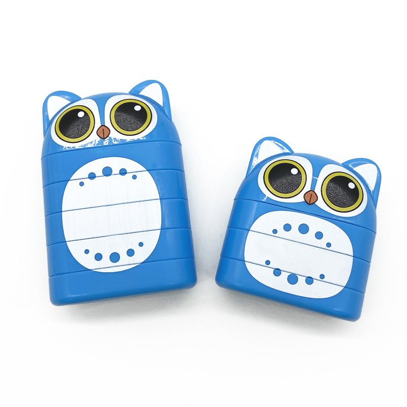 New hot multi-layered stamp children cute animal cartoon customized name clothes signature toy name stamp