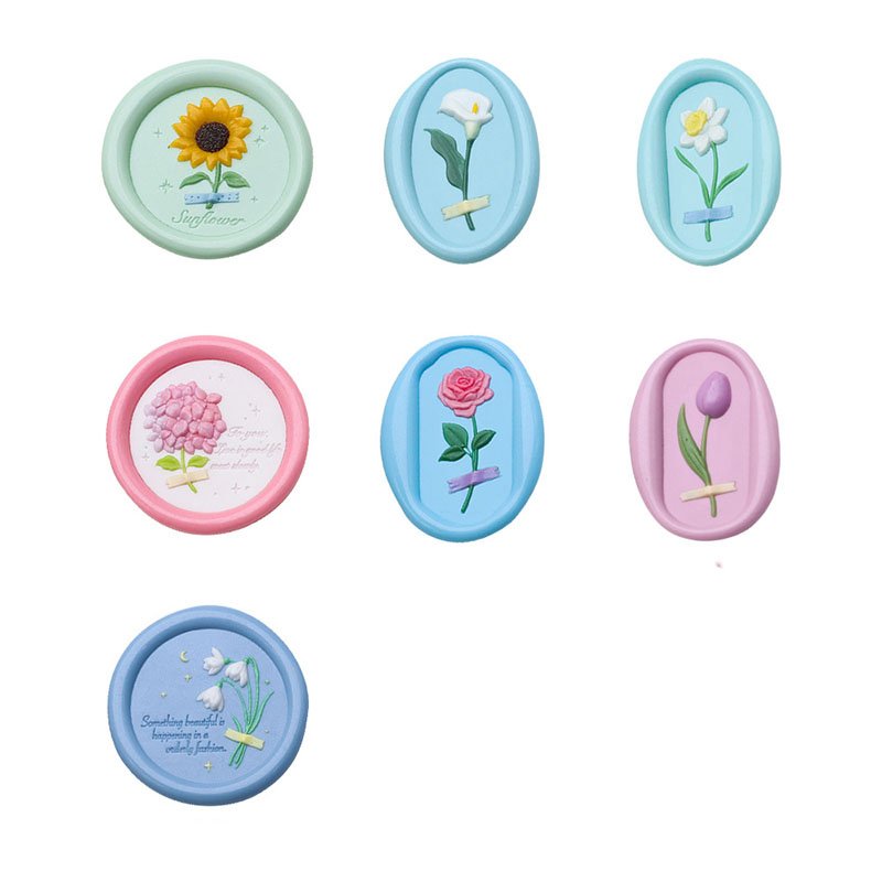 Best Price Flower Story Series Sunflowers Daffodils Tulips Wax Seal Stamp Head