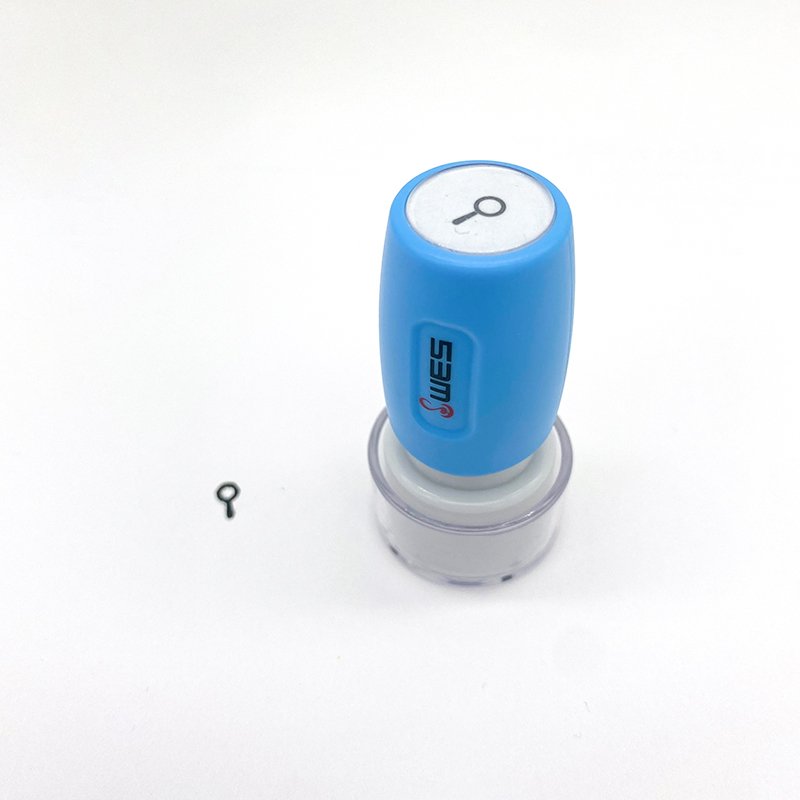 Round flash stamp WES PC-17 toy stamp children stamp various colours available