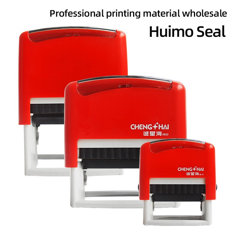 High quality water-based ink self printed office stamps with various self ink stamps for DIY and scrapbook use