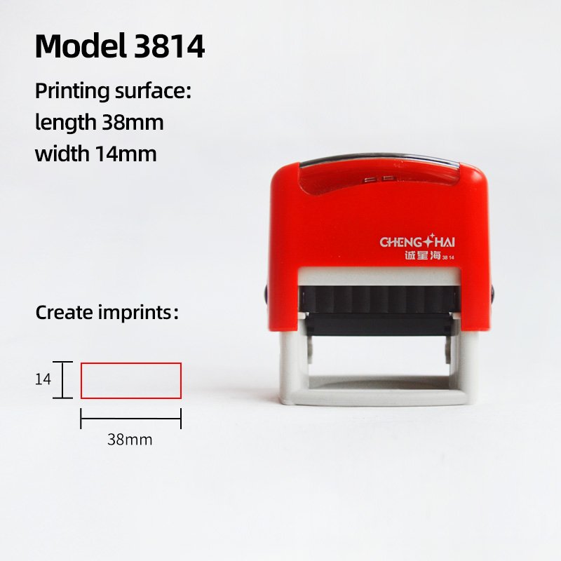 High quality water-based ink self printed office stamps with various self ink stamps for DIY and scrapbook use