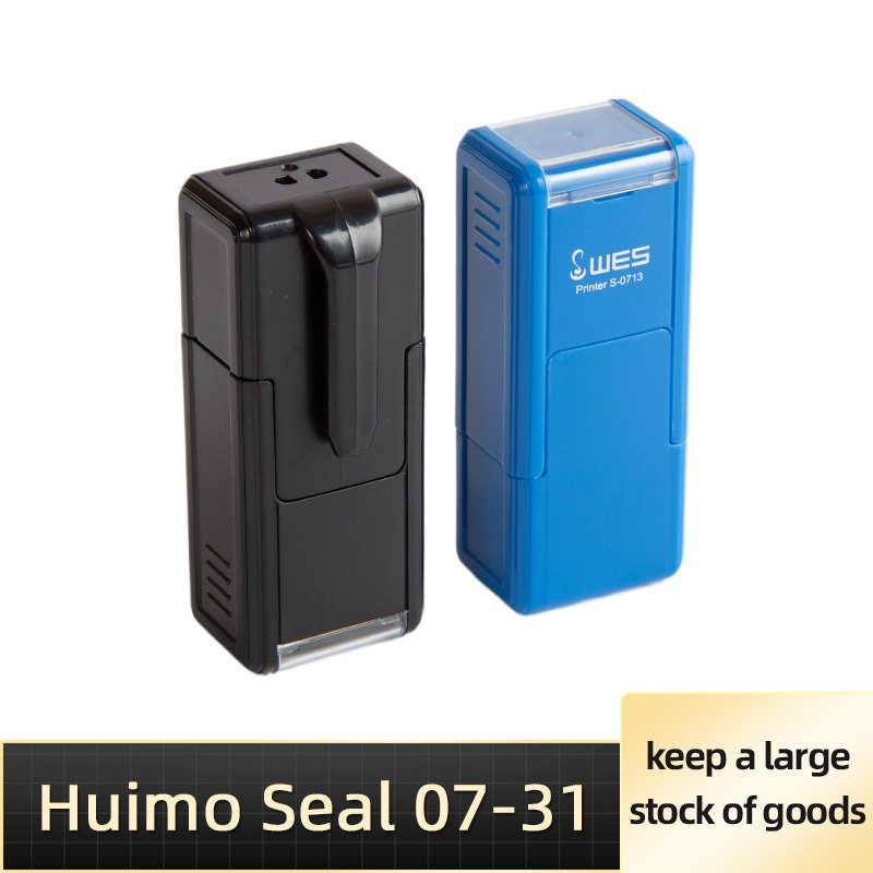 High quality self ink rubber stamp WES office self ink stamp, made of durable plastic material with imprints of 7-13MM