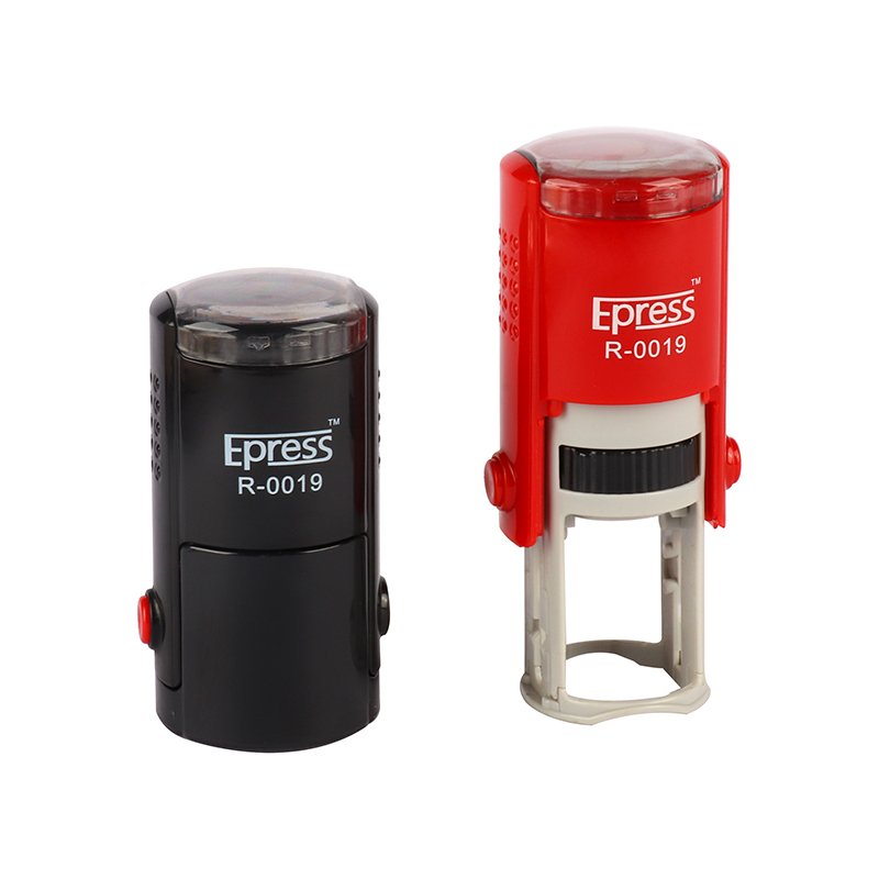 Automatic Rubber Seal Stamps 19 mm Personal Office Self Inking Stamp Fiscal Company Seal Rubber Stamps