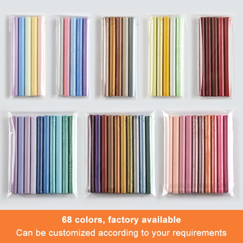 Fireproof paint wax stick wedding invitation letter envelope glue gun sealing wax postcard wine packaging manufacturer wholesale