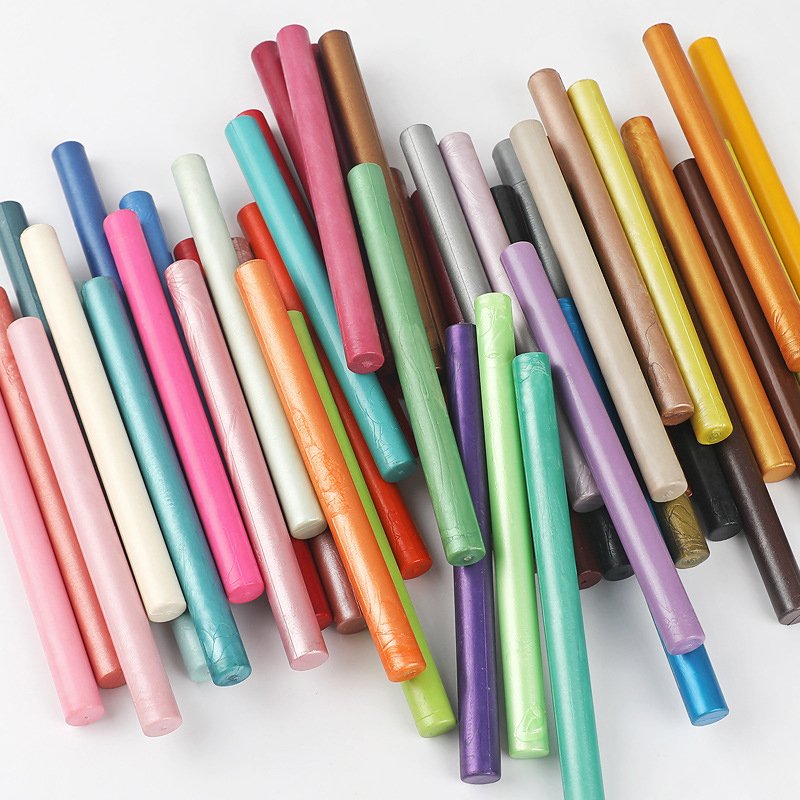 Fireproof paint wax stick wedding invitation letter envelope glue gun sealing wax postcard wine packaging manufacturer wholesale