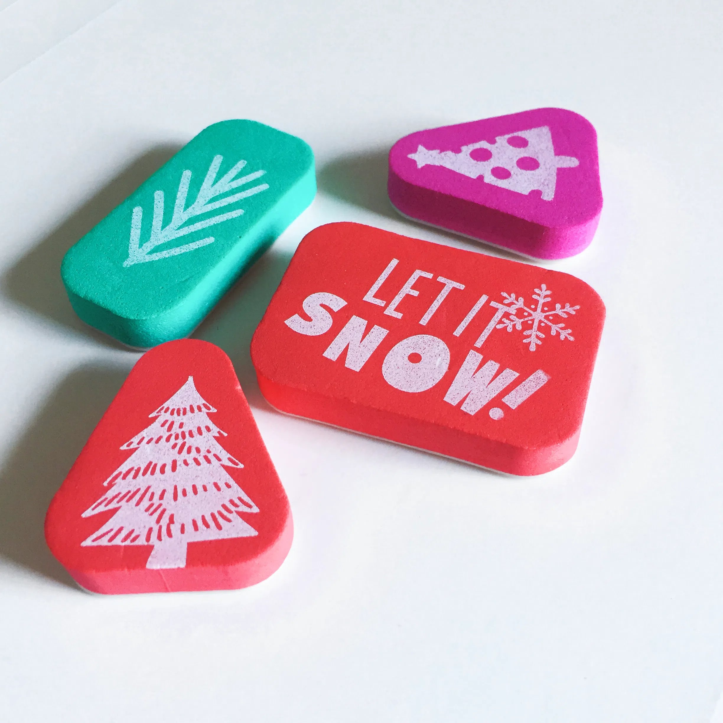 Winter pattern stamp custom OEM foam stamp custom High quality EVA material Support pattern/size customization Children's toys