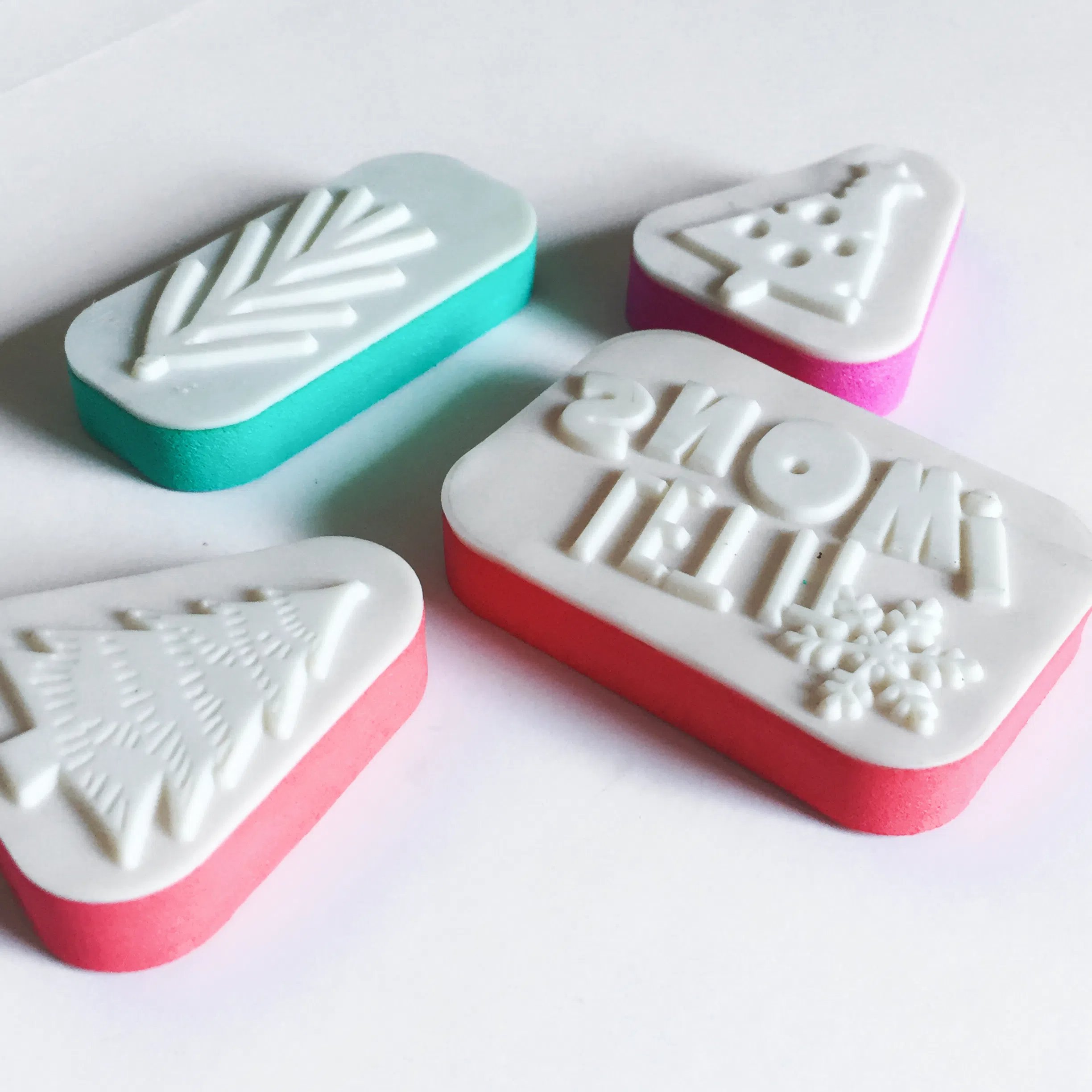 Winter pattern stamp custom OEM foam stamp custom High quality EVA material Support pattern/size customization Children's toys