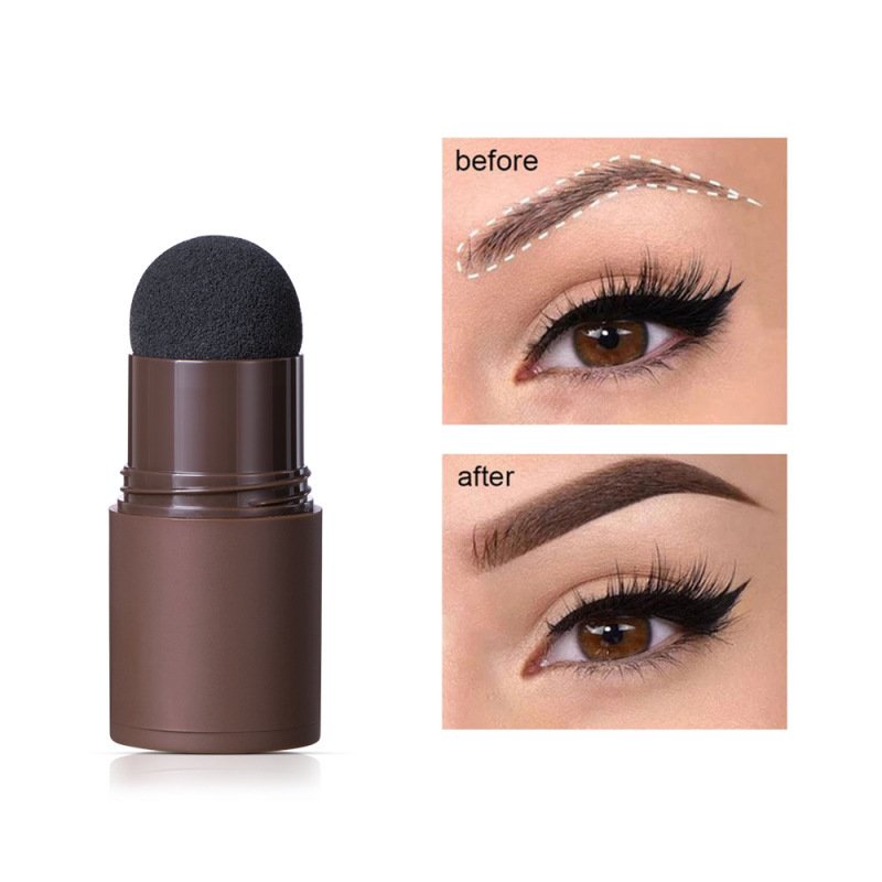 Hot One Step Brow Stamp Shaping Private Label 3 in 1 Eyebrow Enhance Powder Stick Waterproof Eyebrow Stamp