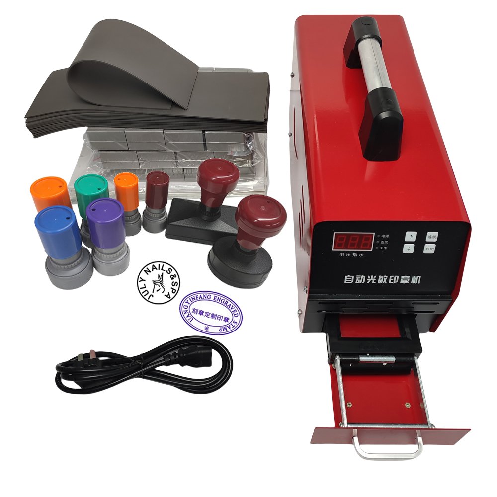 Red Flash Stamp Seal Maker Rubber Stamp Making Machine Flash Stamp Machine