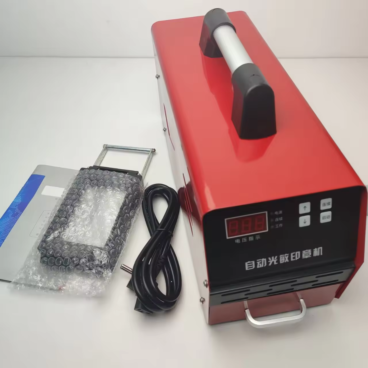 Red Flash Stamp Seal Maker Rubber Stamp Making Machine Flash Stamp Machine