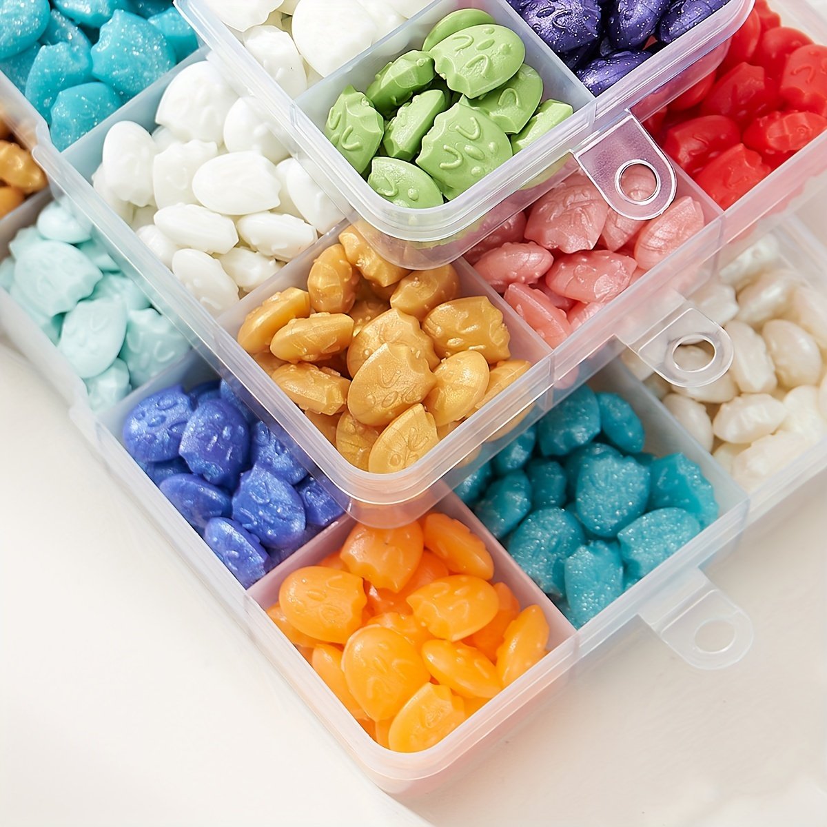 Cpatrick Octagonal flame paint wax particles, flame paint seal wax particles bottled with 200 particles