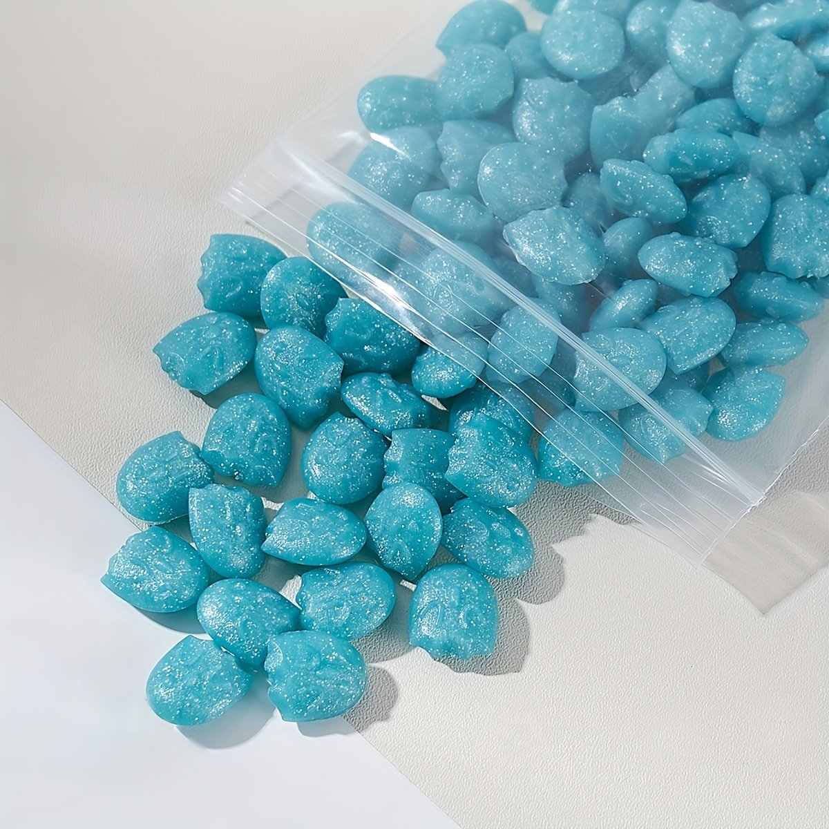 Cpatrick Octagonal flame paint wax particles, flame paint seal wax particles bottled with 200 particles