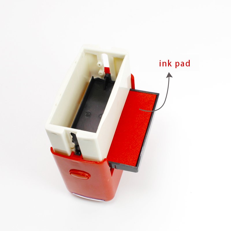 Large Customized Pill Stamps Logo Self Inking Rubber Stamps Custom Logo for Business