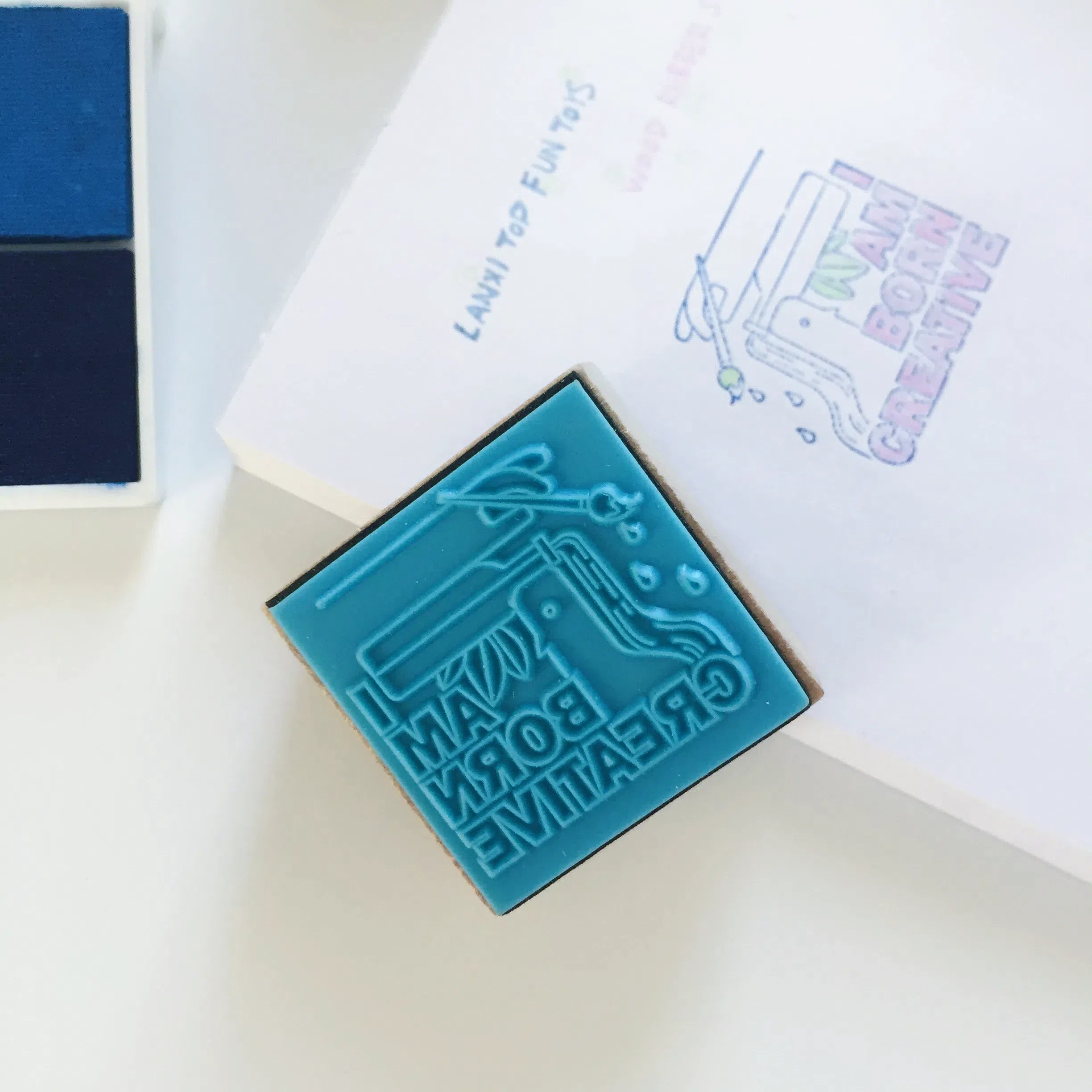 OEM Wooden Stamps Customized DIY Scrapbook Greeting Cards Support Pattern/Rubber Color/Size Customization