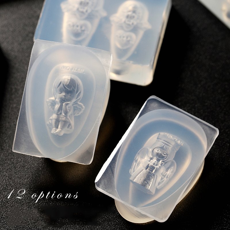 Best Selling DIY Nail Stamping Unique Nail Stamp Art 3D molds Wholesale