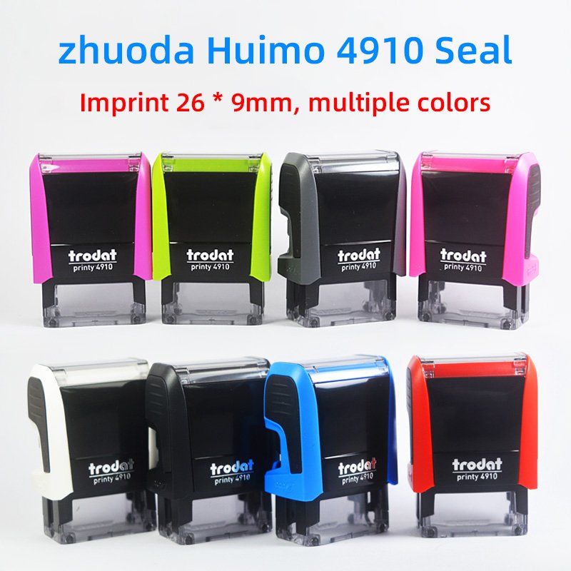 Specially Excellent Trodat4910 Self-Imprinting Office Rubber Stamp Plastic Automatic Self-inking Stamp for DIY Use