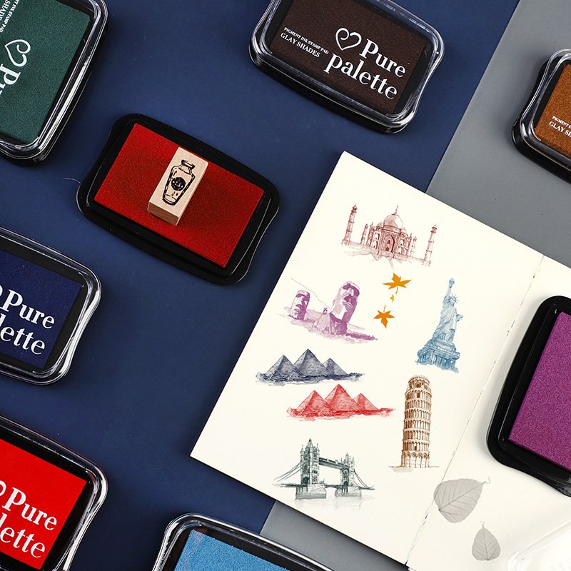 Classic School Student Kids Craft Diy Wood Stamps Set Journal Diary Planner Decorative Diy Time Stamps Set Stationery