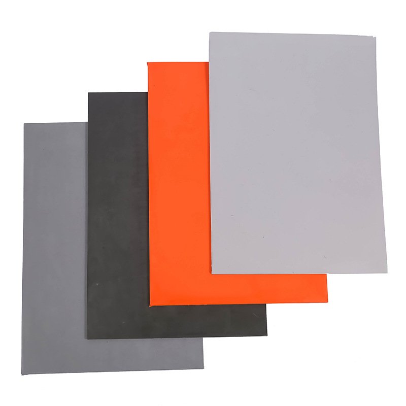 Odorless Rubber Pad Dark Grey A4 Size Adhesive Ink back non-toxic smoke-free stamp Engraved material Trodat laser engraving mat
