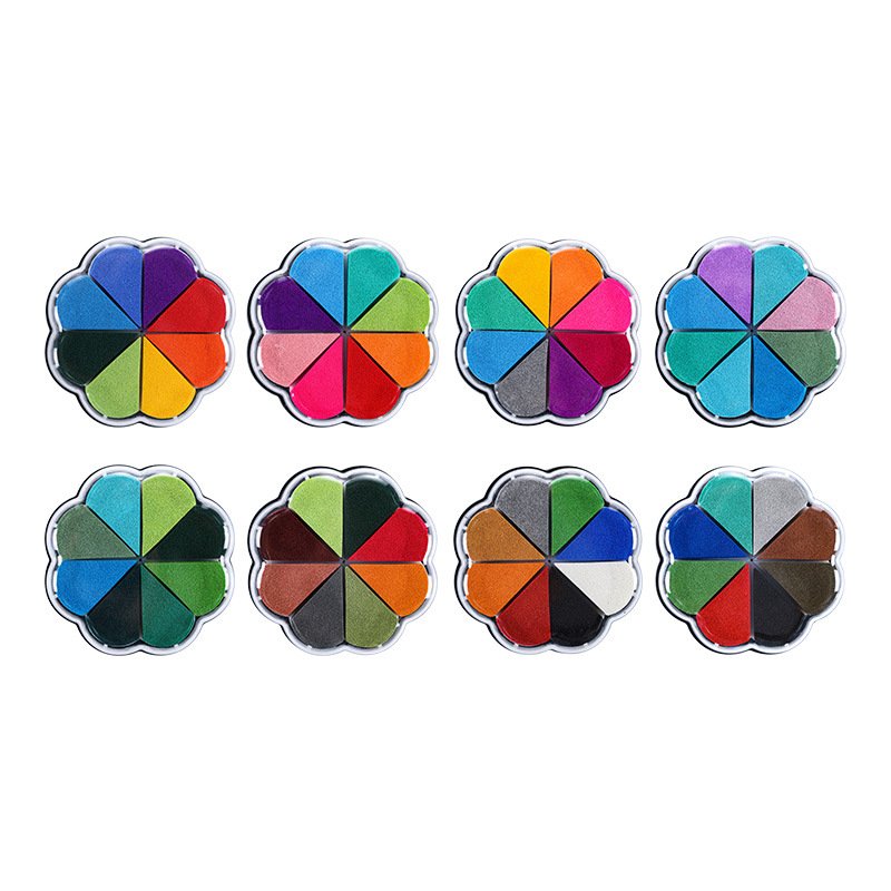 Creative stationery DIY handmade gradient ink pad Gradient color Silicone Seal Inchpad
