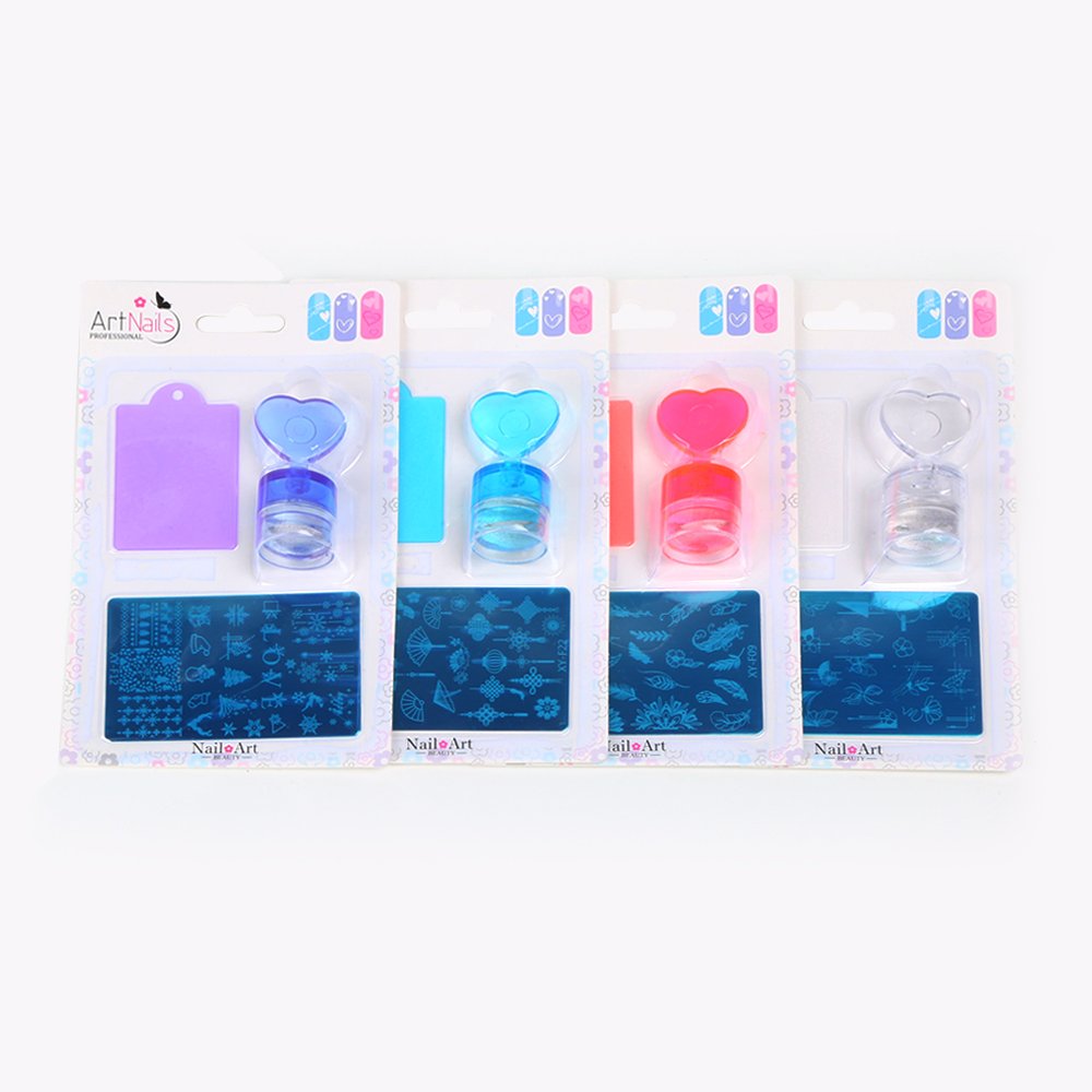 Love Stylish Nail Printing Design Stamper Plate Set 5.3x8.5cm-Targeted for Nail Art Enthusiasts