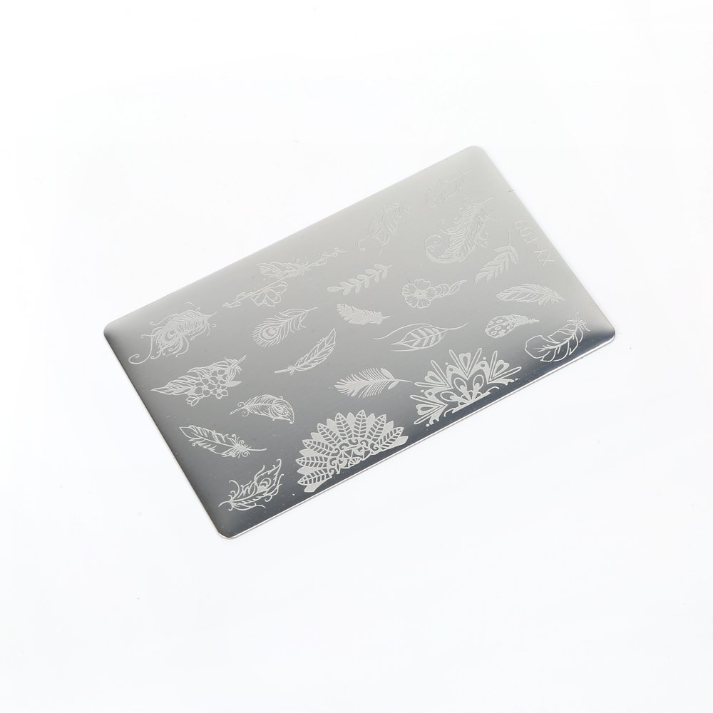Love Stylish Nail Printing Design Stamper Plate Set 5.3x8.5cm-Targeted for Nail Art Enthusiasts