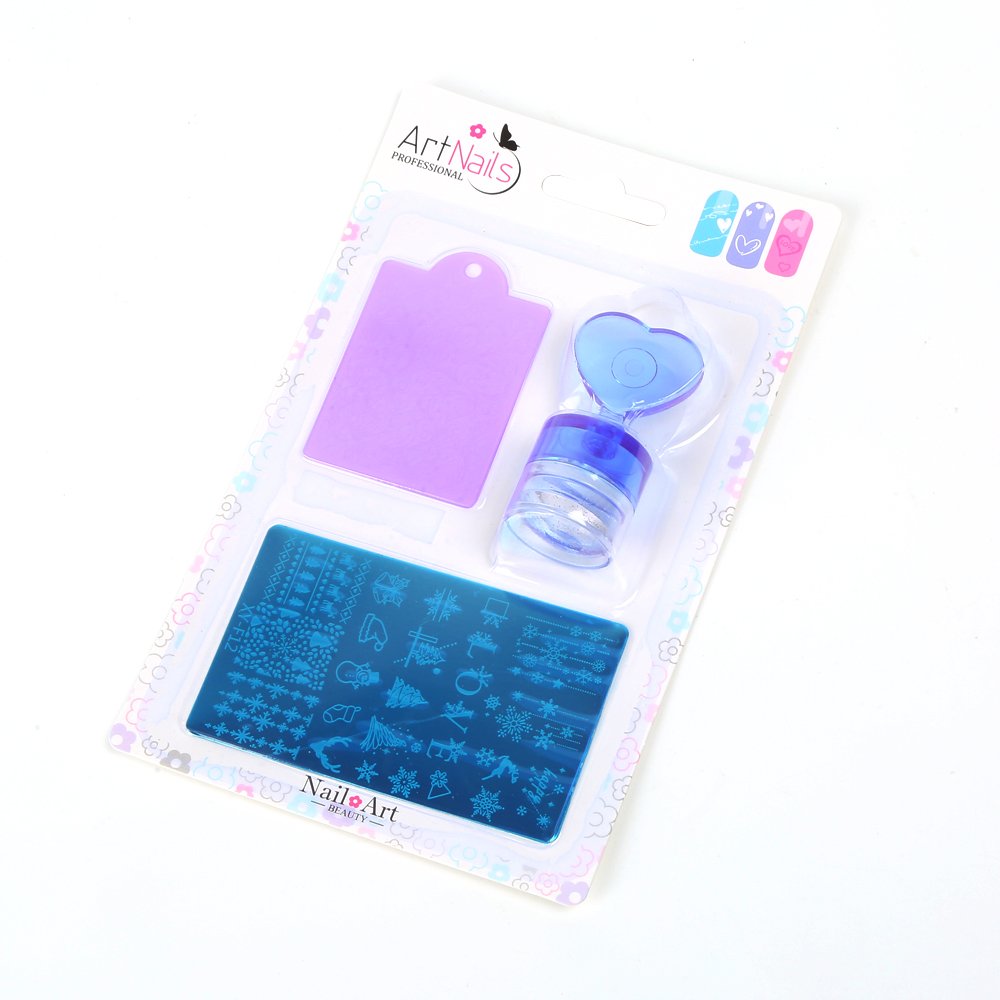 Love Stylish Nail Printing Design Stamper Plate Set 5.3x8.5cm-Targeted for Nail Art Enthusiasts