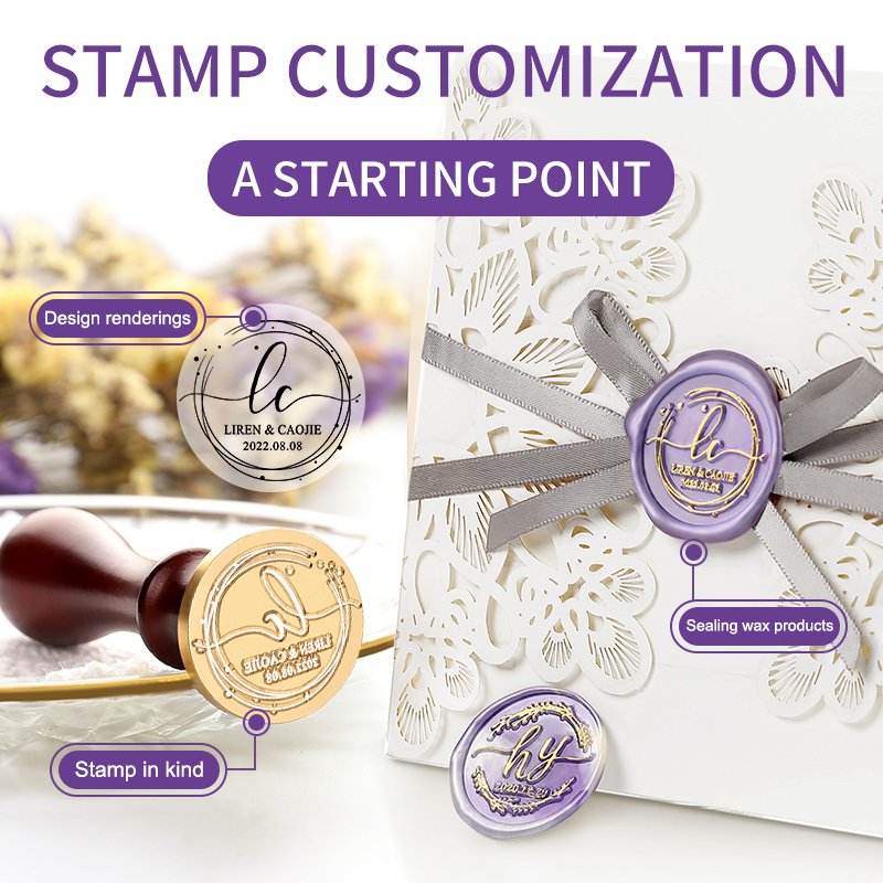 Seal wax printing can be customized with patterns of different sizes. Seal matte relief 2.5/3cm wholesale