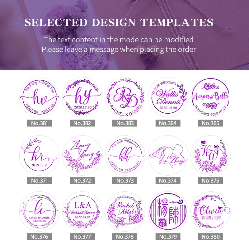 Seal wax printing can be customized with patterns of different sizes. Seal matte relief 2.5/3cm wholesale