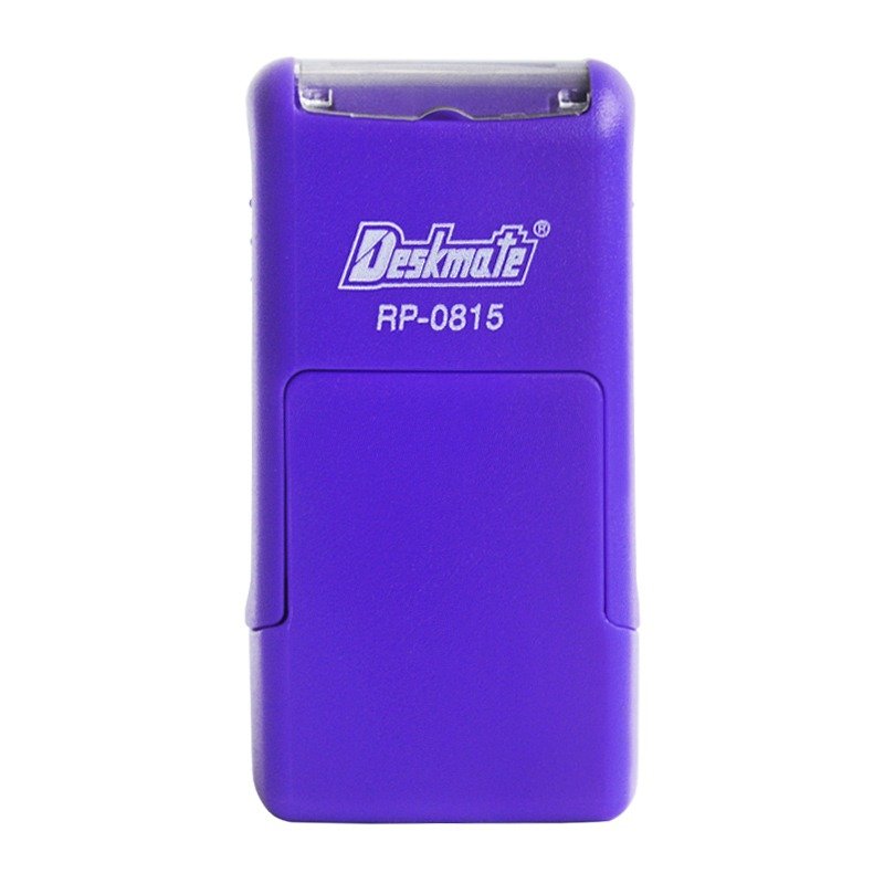 Multi-Color Exquisite Self-Inking RP08-18 Stamp for Office DIY Scrapbooking-Made of Plastic and Rubber