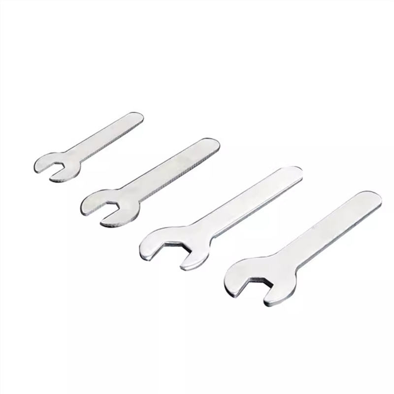 Hardware Hand Tools Carbon Steel Galvanized Mini Stamped Hex Flat Spanner Single Open End Wrench Allen Key Wrench