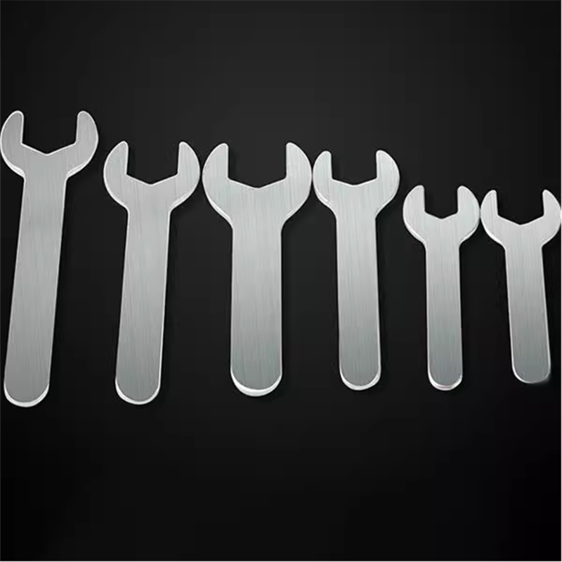 Hardware Hand Tools Carbon Steel Galvanized Mini Stamped Hex Flat Spanner Single Open End Wrench Allen Key Wrench