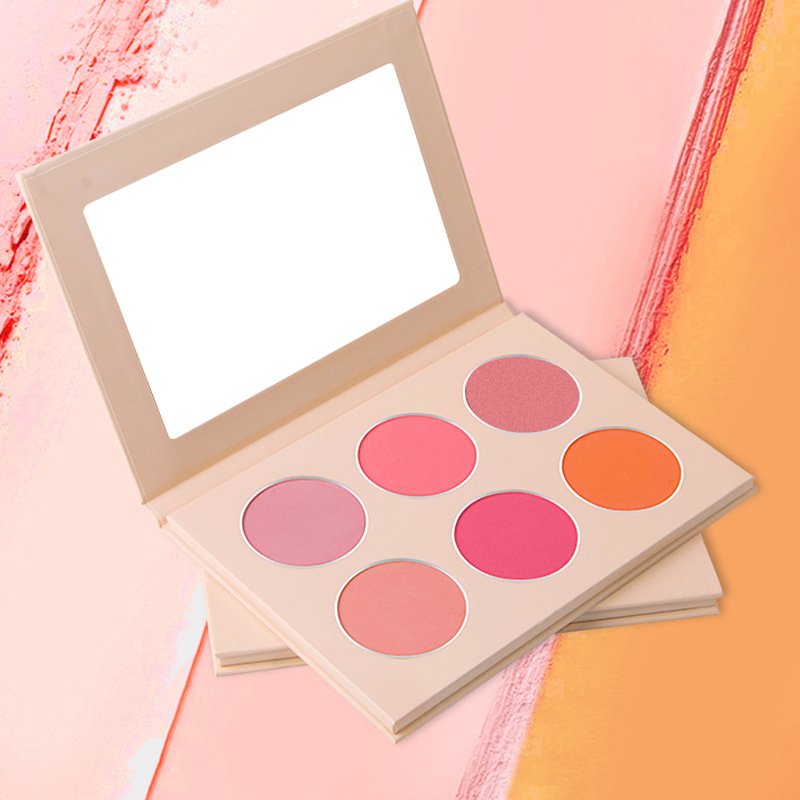 Blush Manufacturer directly selling oem stamp customized orange private label blush pallets