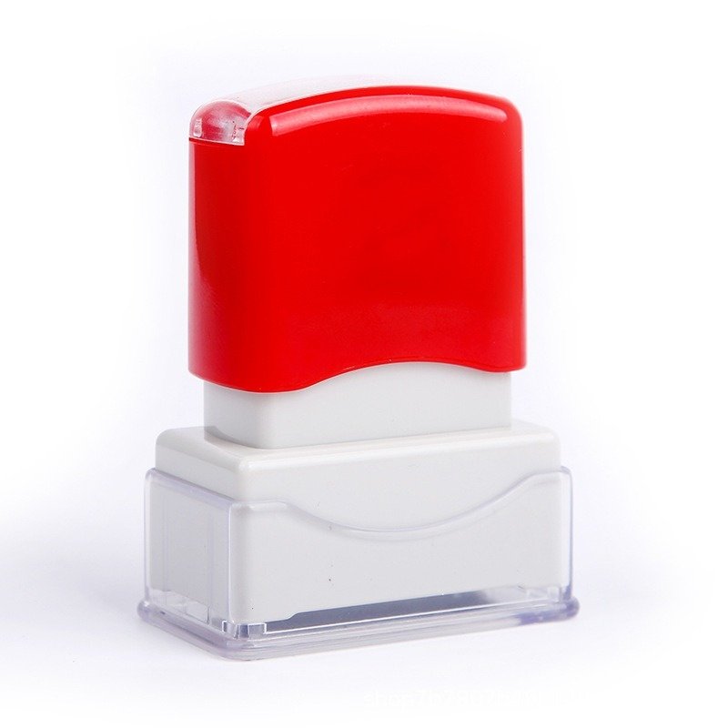 Supplies Orange Flash Stamp Case Sellos Refillable Flash Stamps