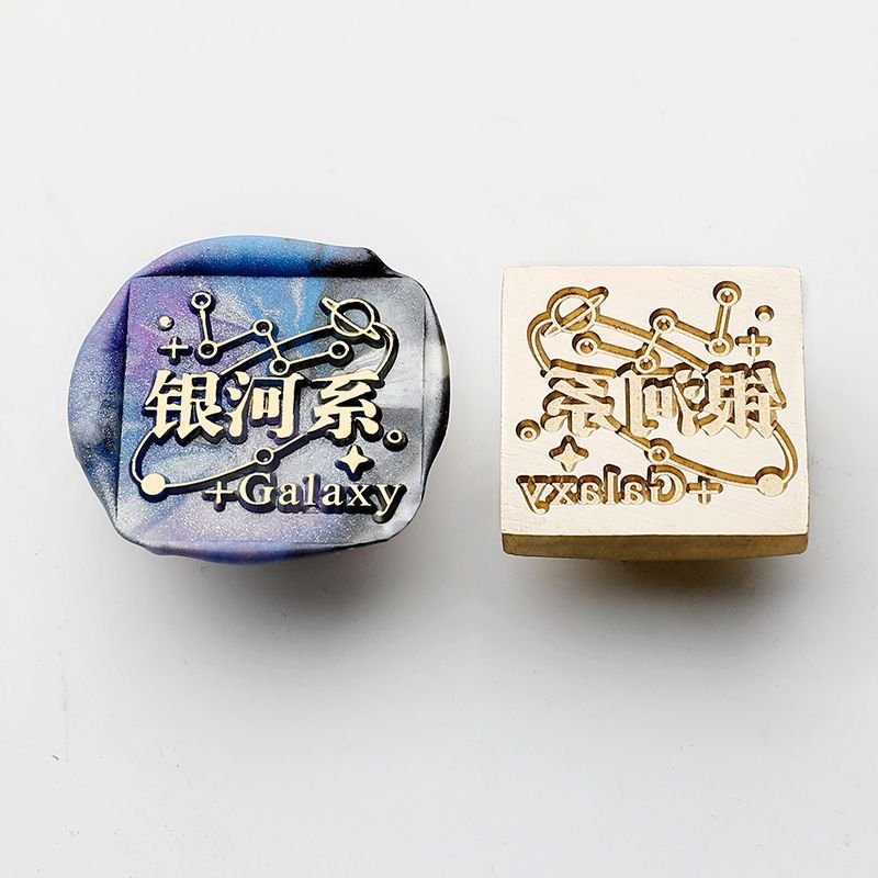 Factory customized latest wax seal copper head envelope decoration postmark wax seal stamp