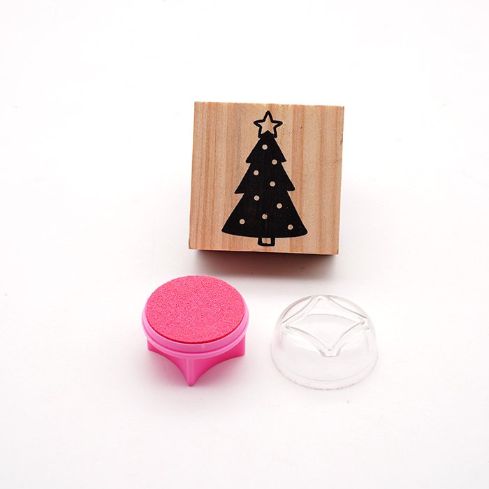 Craft star Drop Shape Multi Color mini Personalize Ink Pad Stamps For Children' s toy
