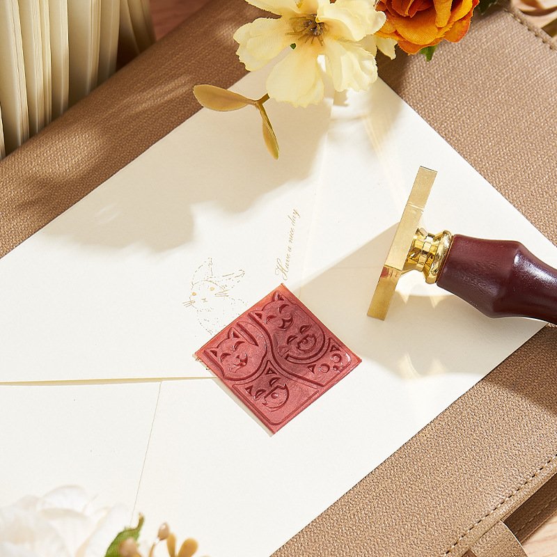 Wax Seal Stamp Custom Brand LOGO Wax Stamp Self Adhesive Sealing Wax Stickers For Gift Packing Decorate