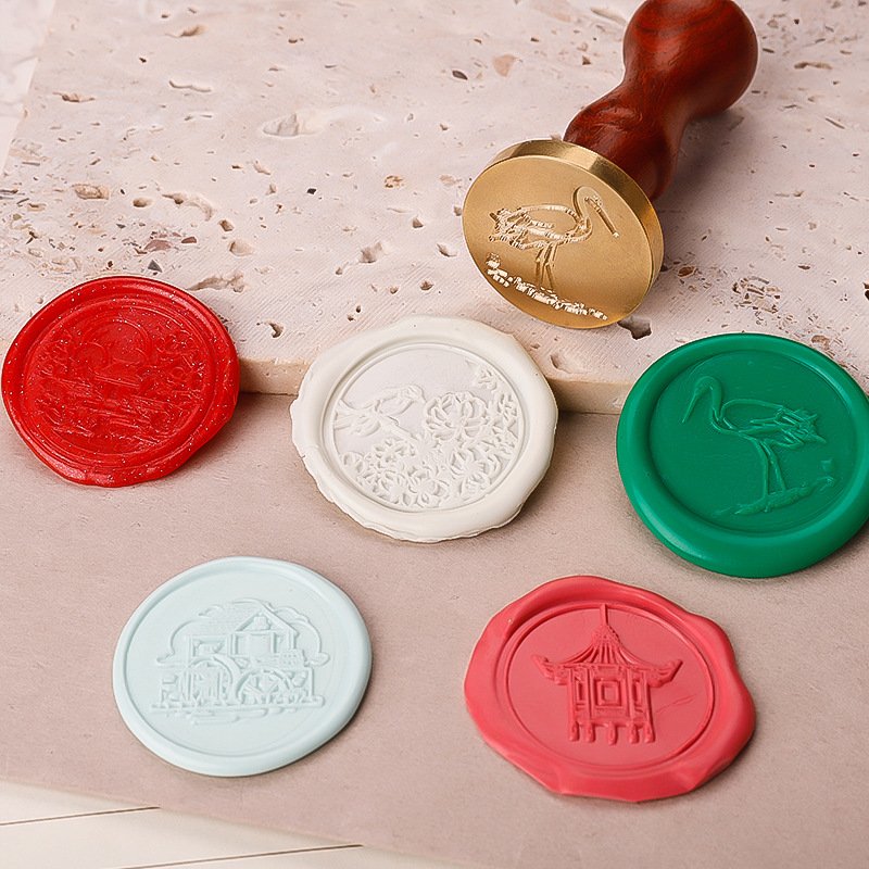 Wax Seal Stamp Custom Brand LOGO Wax Stamp Self Adhesive Sealing Wax Stickers For Gift Packing Decorate
