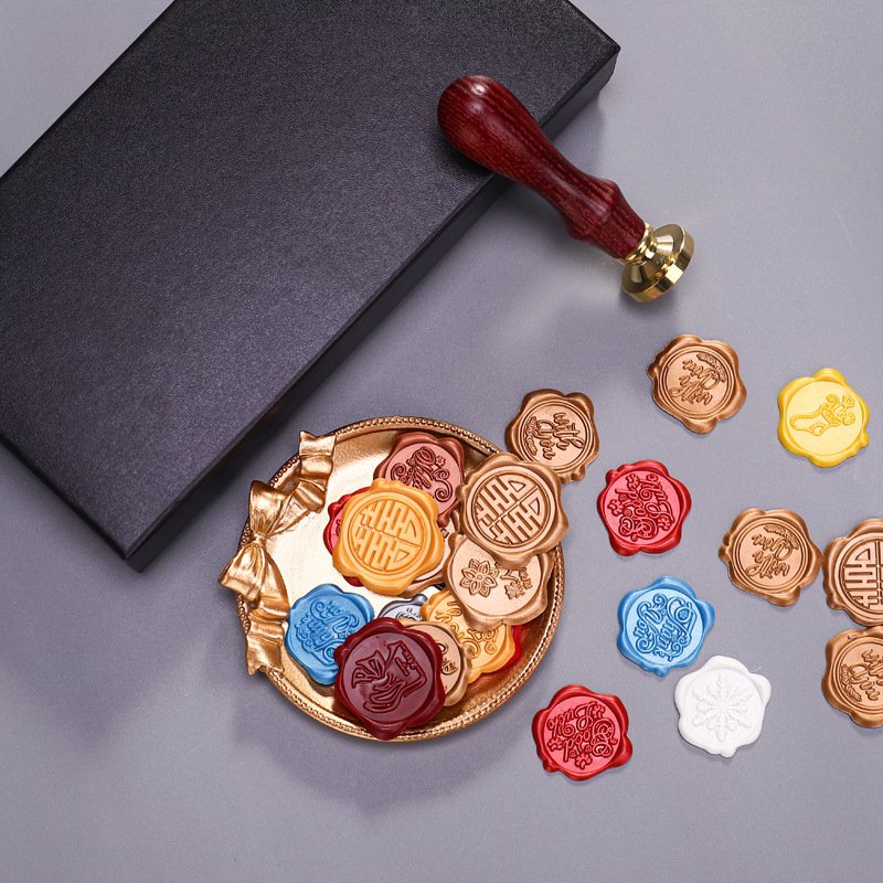 Wax Seal Stamp Custom Brand LOGO Wax Stamp Self Adhesive Sealing Wax Stickers For Gift Packing Decorate