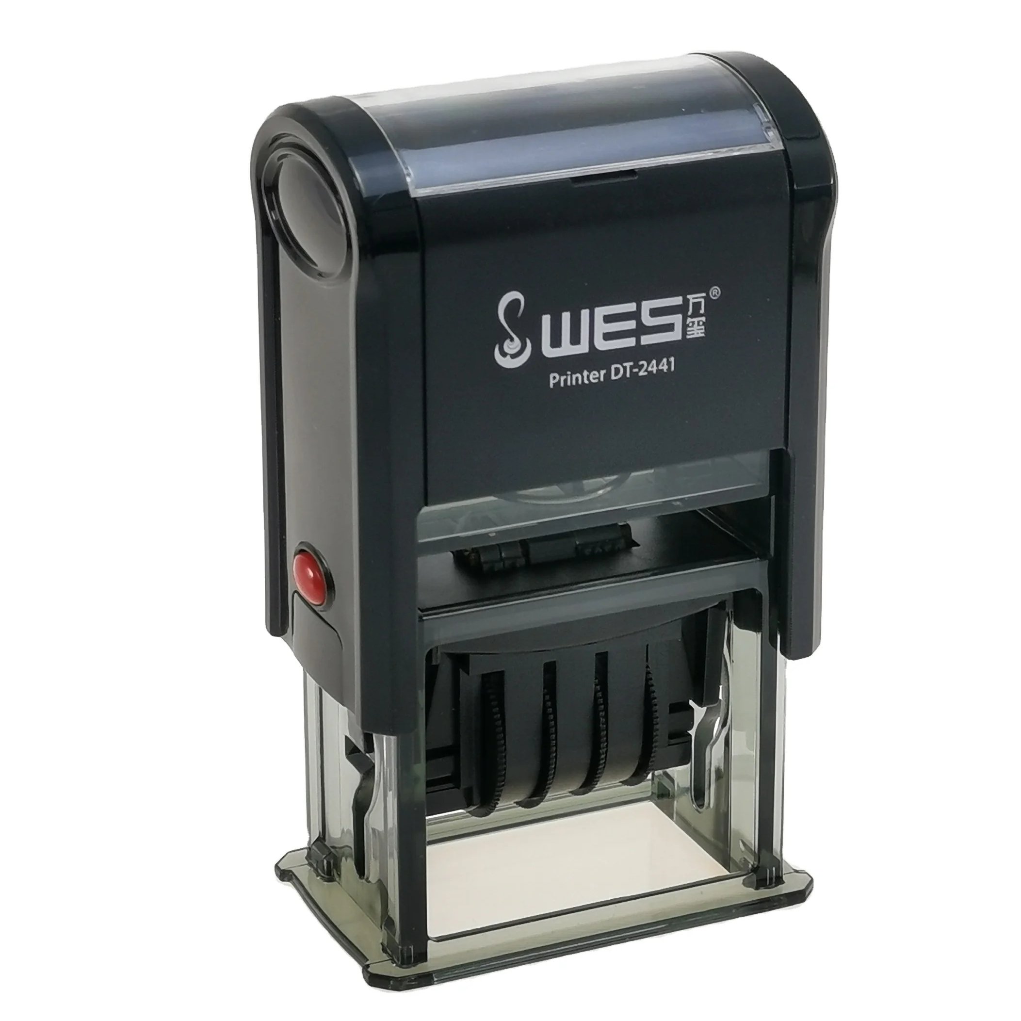 WanXi SELLOS Self-inking Date Stamp 2 Color Stamp Pad DT- 2441