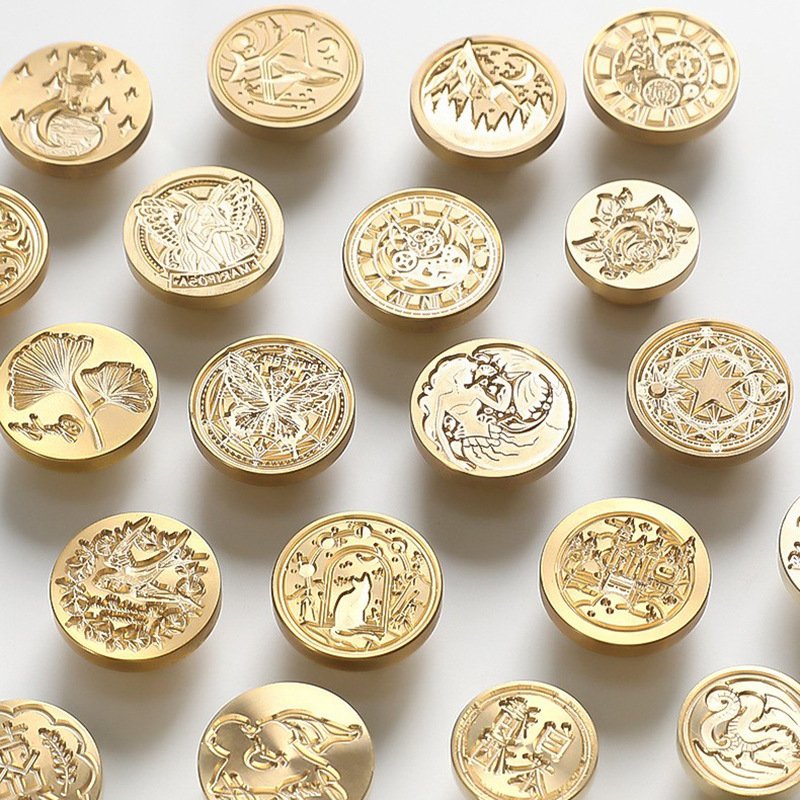 European retro wax mold/multiple patterns to choose from/brass stamp set/envelope invitation decoration/wholesale