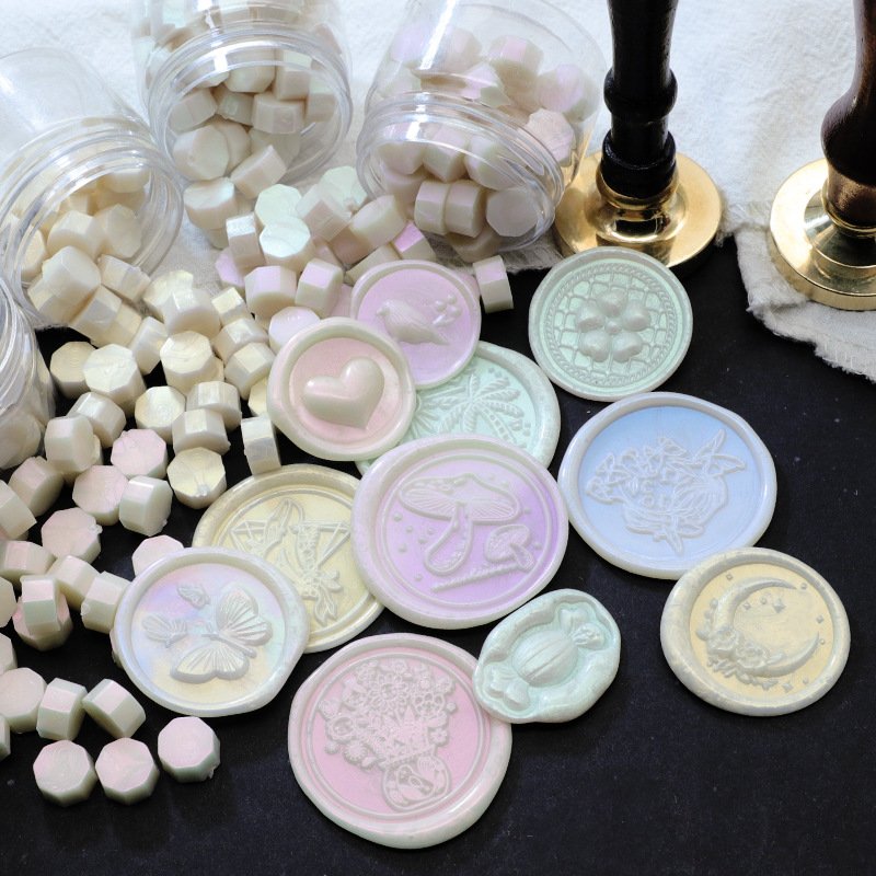 Octagonal Lacquer Wax Particle 500g,131 Color Lacquer Seal Wax Particle