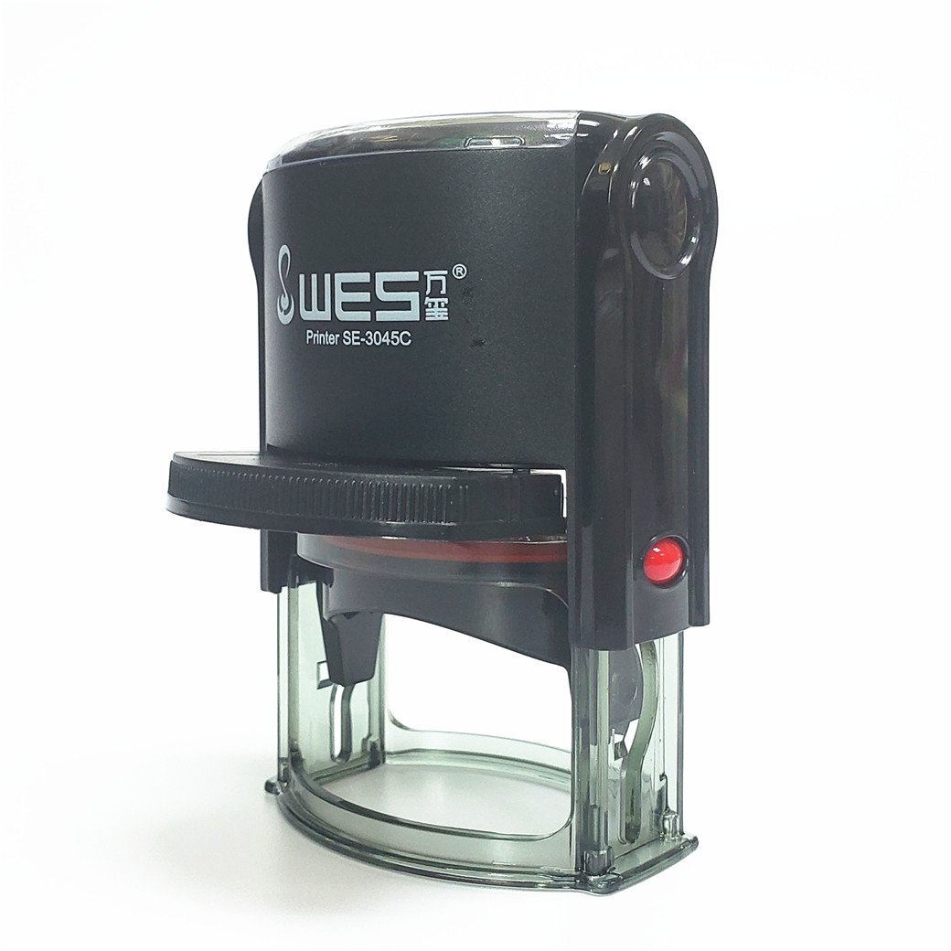 WES custom self inking stamp oval shape SE-3045 company seal,notary public stamps