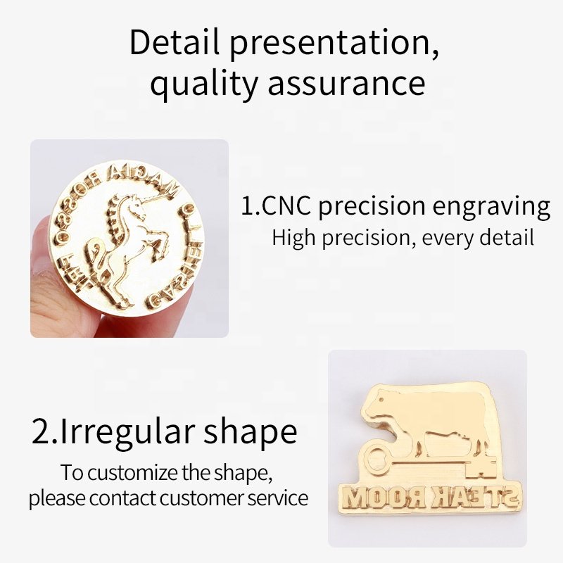 ice seal stamp Customized Logo Copper Brass Ice Cube