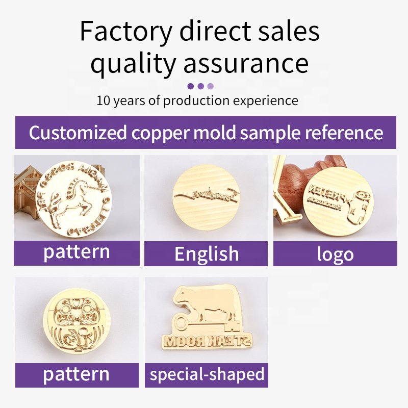 ice seal stamp Customized Logo Copper Brass Ice Cube