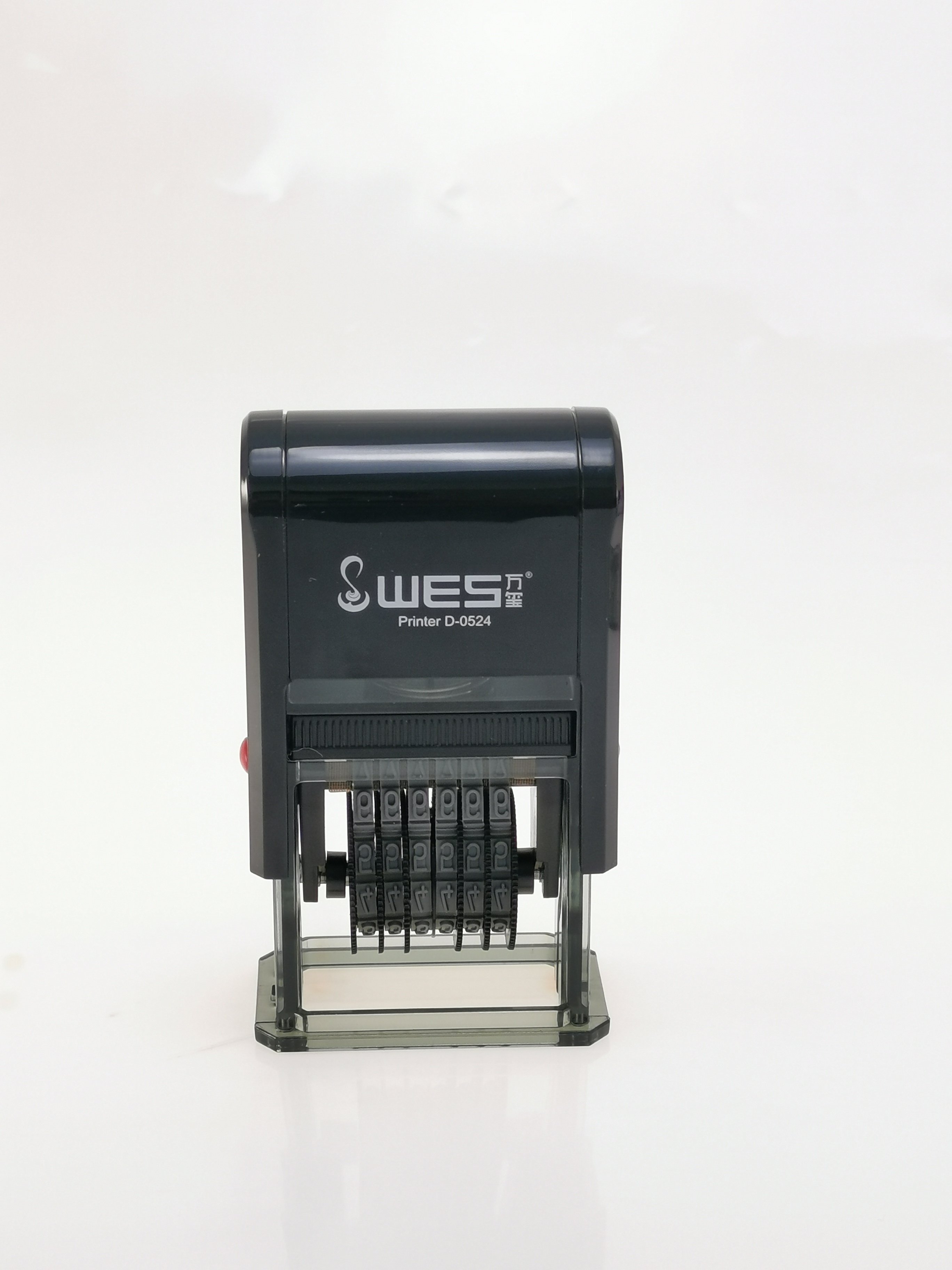 Hot sale dater stamp WES D-0524 adjustable date self-inking stamp for office use